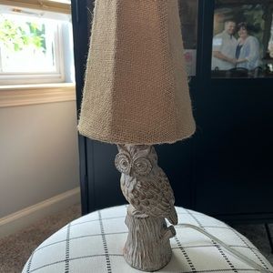 Owl desktop lamp